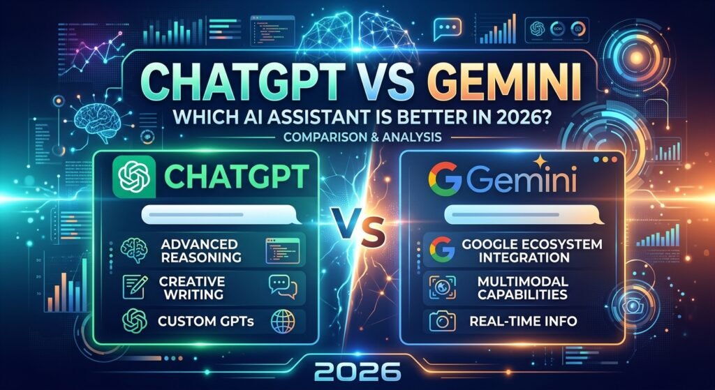 ChatGPT vs Gemini Which AI Assistant Is Better in 2026