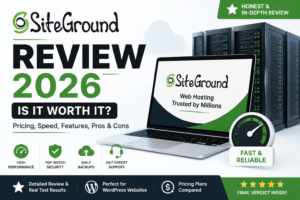 SiteGround Review 2026 Is It Worth It Pricing, Speed, Features & Pros and Cons