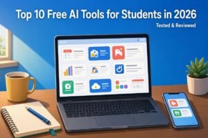Top 10 Free AI Tools for Students in 2026 :Tested & Reviewed